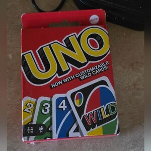 Mattel UNO Card Game - Red, Yellow, Blue, Green, Black